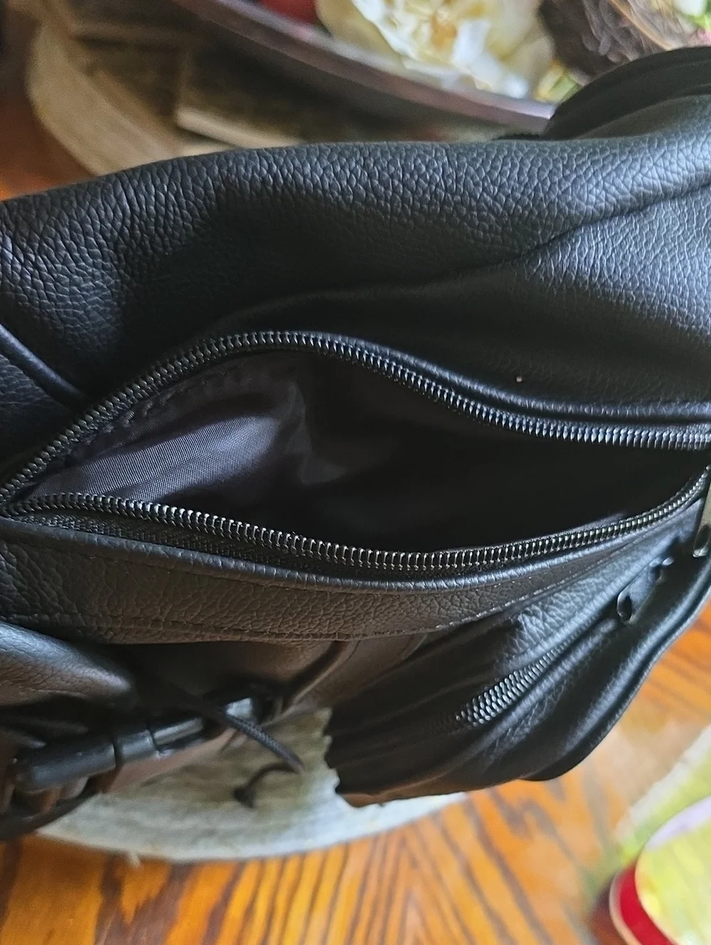 Genuine Leather Mini Backpack